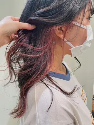 ミディアム haru/レイヤー/ ウルフのヘアスタイル