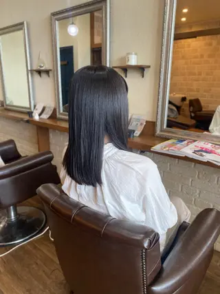 ロング Hair & Eyelash Riche所属・肥田 夕蘭のヘアスタイル