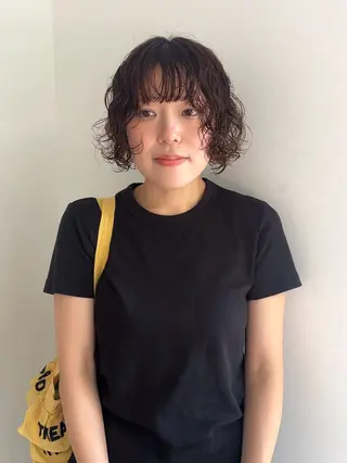 パーマ 松本 雪愛のヘアスタイル
