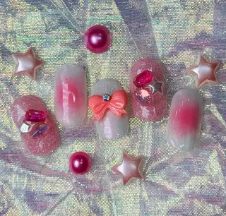 ネイル 🦄 💜のネイルデザイン