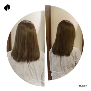 セミロング カラー ✨縮毛矯正✨髪質改善 ナカシマ ユミのヘアスタイル