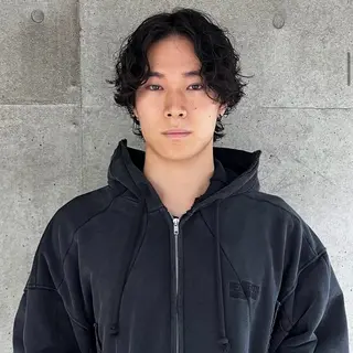 ミディアム メンズ 鈴木 隼人のヘアスタイル