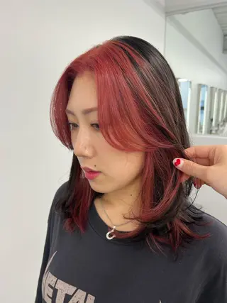 カラー 韓国style Mifūのヘアスタイル