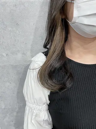 ロング カラー _WHITE 天神店 YUMEKA🐻のヘアスタイル