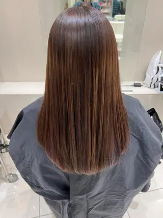 ロング 👑顔周り韓国風 レイヤーSHUTOのヘアスタイル