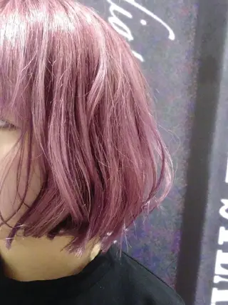 ミディアム カラー ヘアアレンジ Ma ruのヘアスタイル