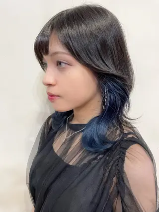 ミディアム ブリーチ/ ダブルカラー/RYOのヘアスタイル