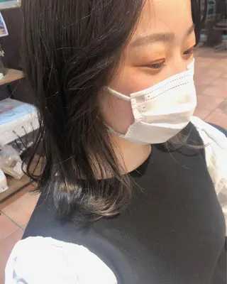 カラー 💙あかみね 💙(mine)のヘアスタイル