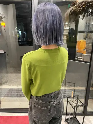 ミディアム 河内 元伸のヘアスタイル