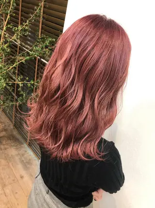 ミディアム カラー パーマ ヘアアレンジ ❣️倉敷❣️美髪 カラー能登一成のヘアスタイル