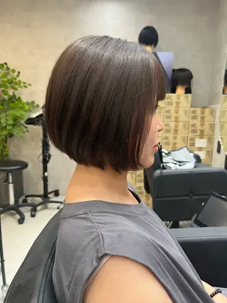 ショート 森本峻介 ボブ/透明感カラーのヘアスタイル