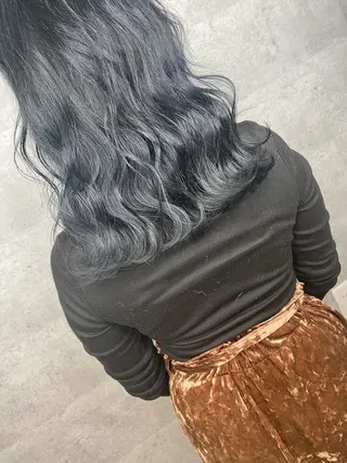 ミディアム カラー _WHITE 天王寺のヘアスタイル