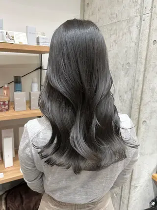 セミロング ✨透明感カラー 恵比寿HAYATO✨のヘアスタイル