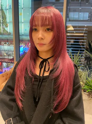 ロング カラー 🫧MANOKA🫧 似合わせ/レイヤーのヘアスタイル