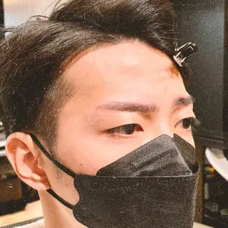 メンズ アイブロウ メンズ眉毛ワックス 青山英憲のヘアスタイル