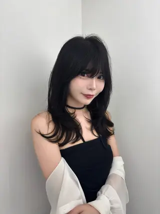 セミロング カラー 艶カラー/韓国ヘア 🇰🇷きょんのヘアスタイル