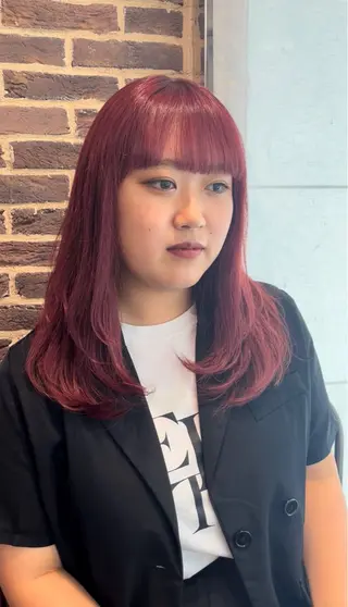 ロング カラー キッズ 酸性ストレート 🤍🎀honokaのヘアスタイル