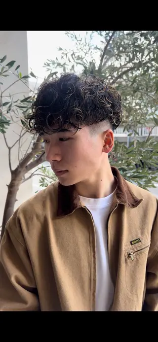 パーマ メンズ 年間2000名担当◎ パーマ職人/仲原佑樹のヘアスタイル