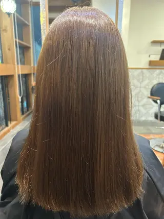 ミディアム lafith hair pur茶屋町所属・江田 衣折のヘアスタイル