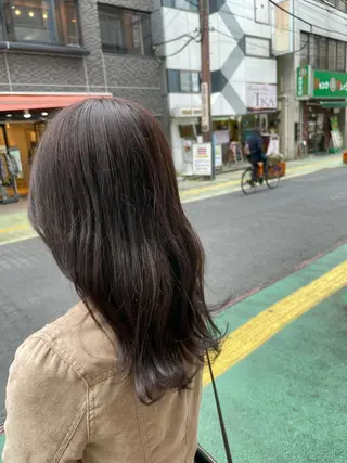 セミロング カラー ♡Eleanor大宮 aya♡のヘアスタイル