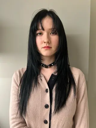 ロング カラー ケアパーマ/ブリーチ daisukeのヘアスタイル