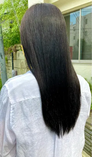 ロング カラー ショートウルフ💚 レイヤー/井上翔のヘアスタイル