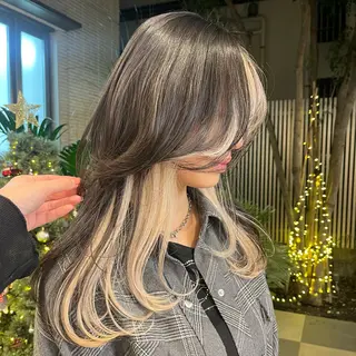 ロング カラー コテ巻き風パーマ🌀 カラー/Asukaのヘアスタイル