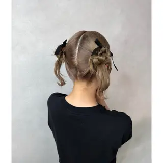 ミディアム NOAHL大宮所属・🌷HARU 暖色/ヘアセット🫧のヘアスタイル