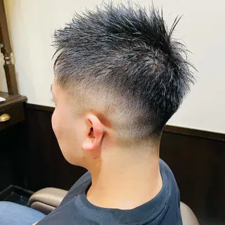 ショート メンズ premium barber表参道店所属・新田 梨乃のヘアスタイル