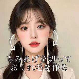 セミロング 映える顔まわり/前髪 特化 💗 ユキマのヘアスタイル