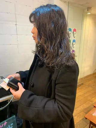 ミディアム パーマ 【takk】 ナカヤママサヨシのヘアスタイル