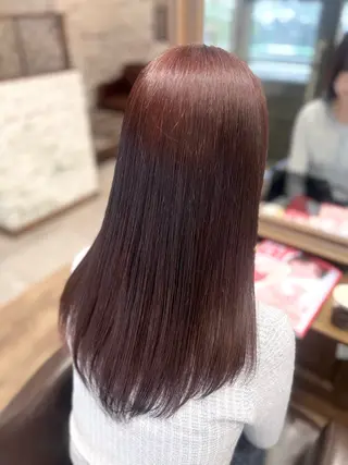 ロング hair＆SPA Mauve 世田谷所属・暖色カラー/暗め /シオリ🎀🪄のヘアスタイル
