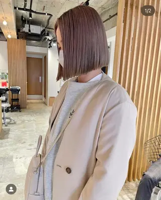 カラー MION✂️ 似合わせカットのヘアスタイル