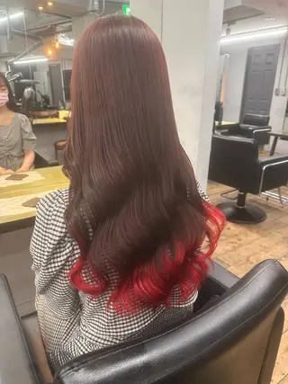 ロング HAIR SALON M Fe's 池袋所属・池袋ハイトーン/ ブリーチ/増田 雄太のヘアスタイル