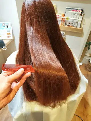 ロング 小倉 夢乃のヘアスタイル