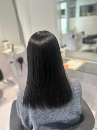 ロング カラー 表参道/透明感カラー /暗髪/ジュキヤのヘアスタイル