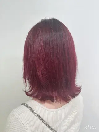 ミディアム カラー 🪄池袋ハイトーン 🪄ブリーチカラーのヘアスタイル