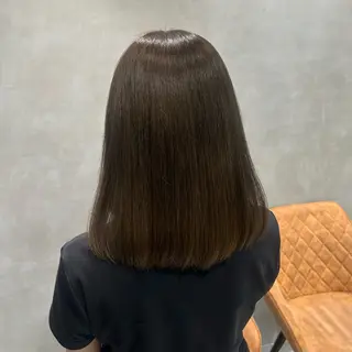 セミロング カラー 透明感カラー🫧 ✴︎meiのヘアスタイル