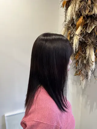 ロング カラー 🖱️ナチュラルヘア 鍋谷美帆🖱️のヘアスタイル