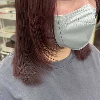 ミディアム カラー JUNSHIN🦋 ヘアセット／カラーのヘアスタイル