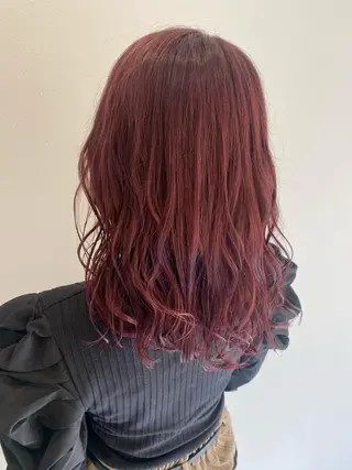 ミディアム カラー 💘韓国カラー💘 クルミのヘアスタイル