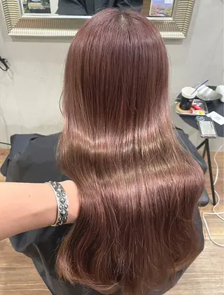 ロング Hair Place SoL 磯淵蓮のヘアスタイル