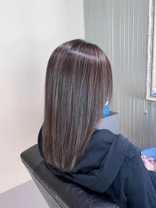 ミディアム カラー KIZU 髪質改善 オカルト怪談のヘアスタイル