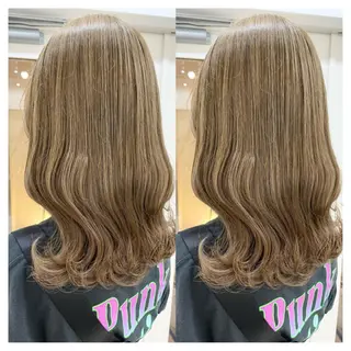 セミロング カラー 村山 茉衣のヘアスタイル