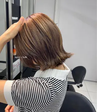 ミディアム 🍎ハイトーンカラー /MANA🍎のヘアスタイル