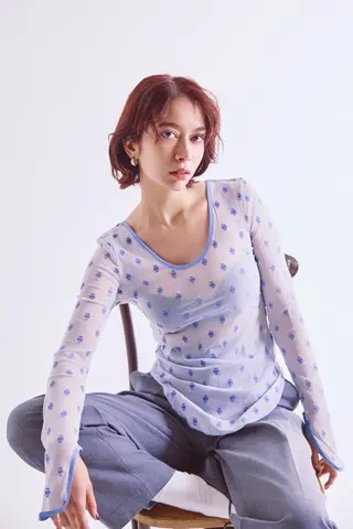 ミディアム 竹村 恵功代のヘアスタイル