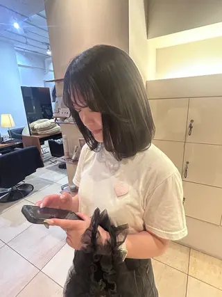 カラー 🤎ayane /カラー・縮毛モデルのヘアスタイル