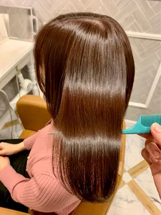 ミディアム レイヤー/韓国❣️ 髪質改善/e_kiのヘアスタイル