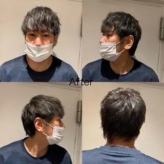 ショート カラー メンズ fizelleあべのルシアス店所属・⭐️吉崎 竜也⭐️のヘアスタイル
