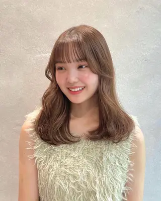 セミロング 透明感カラー🎨 たくまのヘアスタイル